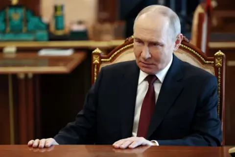 Reuters Russian President Vladimir Putin attends a meeting with Chief of the General Staff of Russian Armed Force in Moscow.